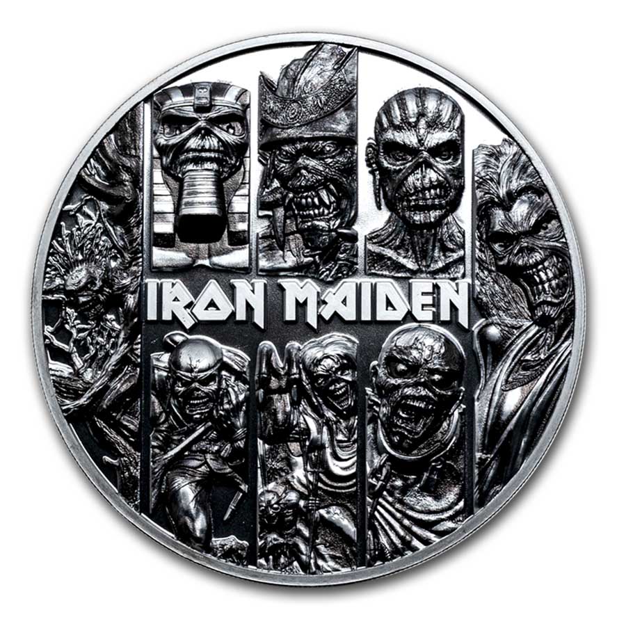 2024 Cook Islands 3 oz Silver Iron Maiden Best of Eddie | eBay